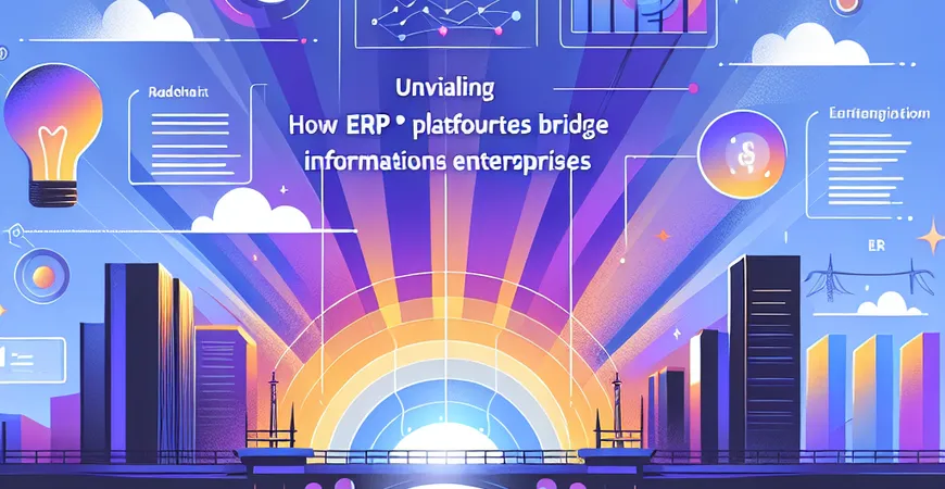 揭秘！ERP 平台如何打通企业信息孤岛